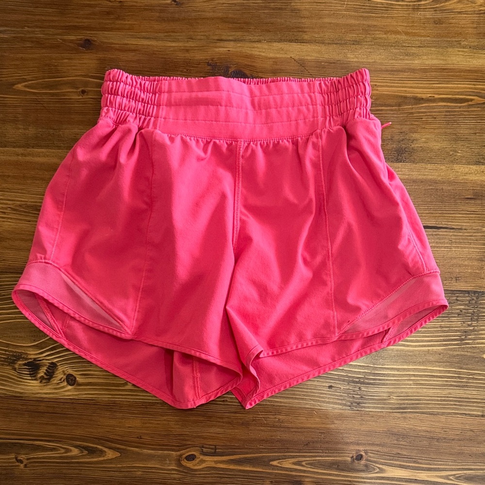 Lululemon Athletica Coral Athletic Shorts